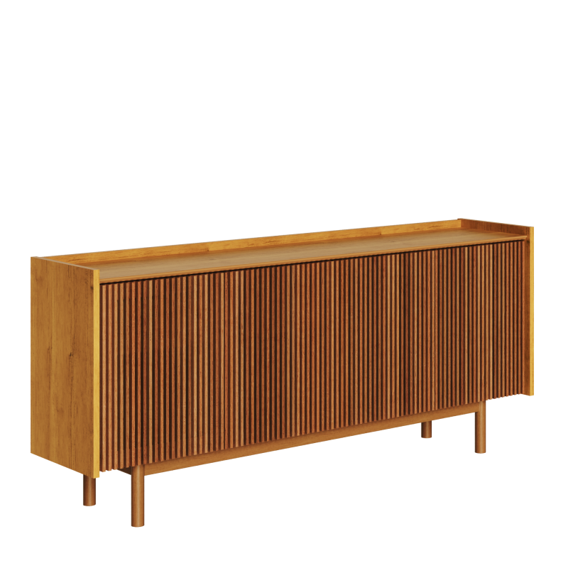 Buffett Dune Ripado 1.60m 4 Portas Nature 