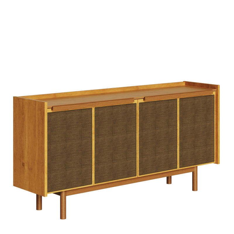 Buffett Dune Tela 1.80m 4 Portas Nature