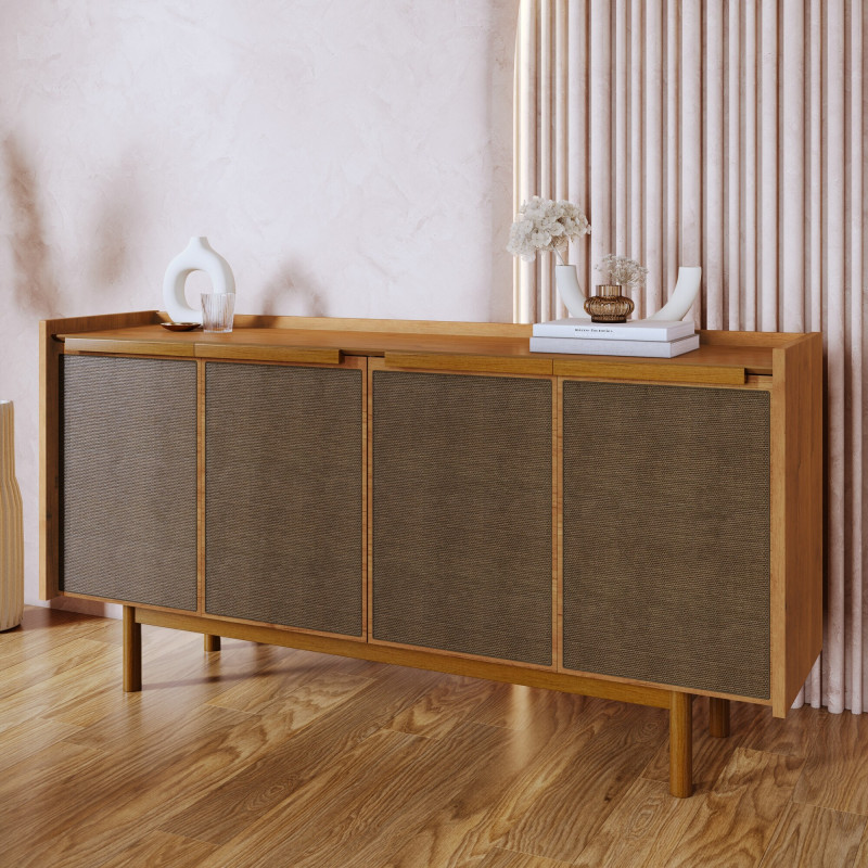 Buffett Dune Tela 1.80m 4 Portas Nature