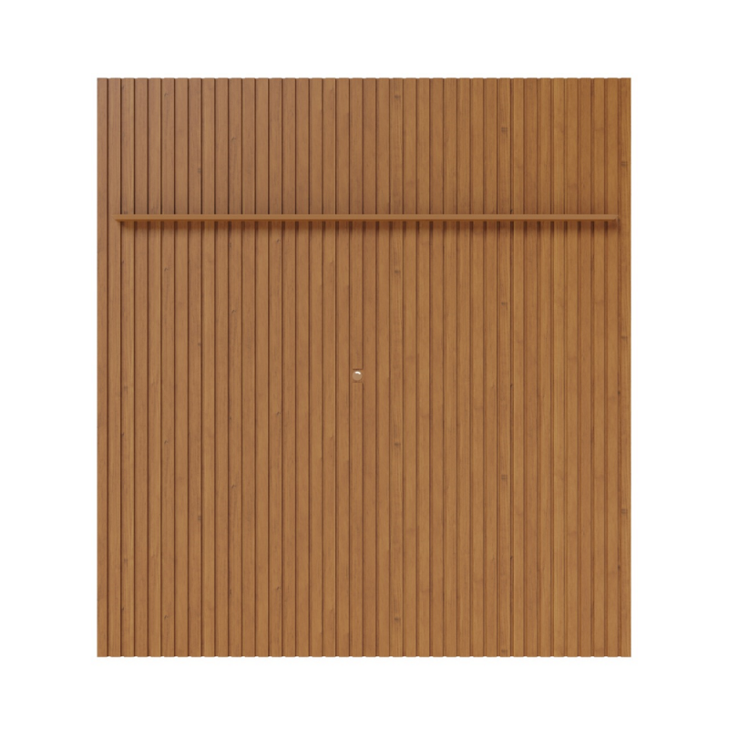 Rack Arc 2P Off White Nature com Painel Ripado Nature 1.84m 