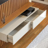 Home Ripado Slim Nature Off White 1.377m Altura 2.19m 