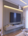 Home Ripado Prime Gianduia 2.77m Altura 2.50m com LED 