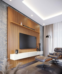 Home Ripado Prime Nature Off White 1.84m Altura 2.50m